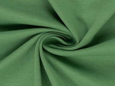 Baumwolljersey VANESSA | uni | F/S Farben | Ökotex | dark green 562 - passendes Bündchen: HEIKE