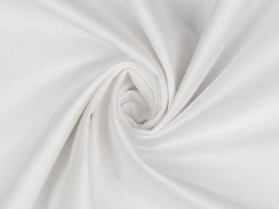 Baumwollstoff Popeline Cotton | uni | Ökotex | by Poppy | weiß