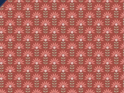 Beschichtete Baumwolle GRAPHIC FLOWER | light terra | by Poppy