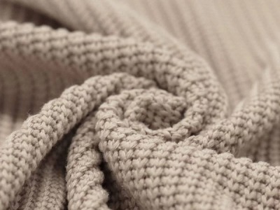 Big Knit | Grobstrick | Strickstoff | Baumwolle | Ökotex | beige | ab 0,5 m
