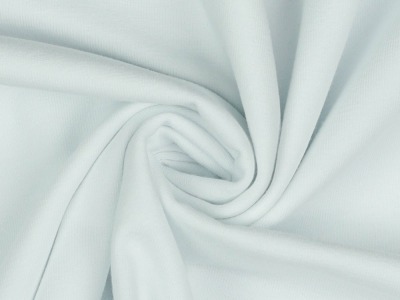 Bio Baumwolljersey | zertifiziert | uni | weiß | ab 50 cm - farblich passend zu: Bio Softbündchen