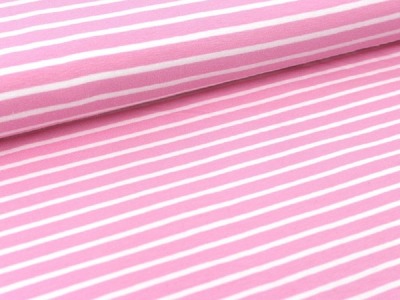 35 cm REST BIO Jersey Streifen | strawberry icecream | Stoffonkel