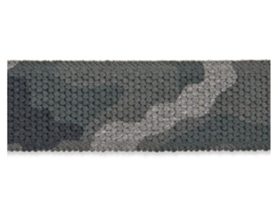 Gummiband Camouflage | 35 mm breit | grau