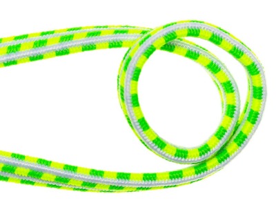 Gummiband Elastic-Band NEON | 7 mm | grün-gelb