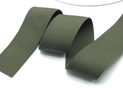 Gummiband 40 mm breit | army
