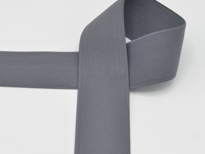 Gummiband 40 mm breit | grey