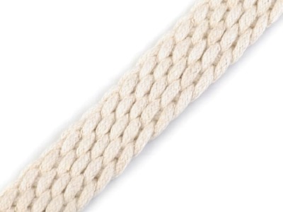 99 cm RESTSTÜCK Gurtband geflochten für Taschengriffe | 20 mm | natur