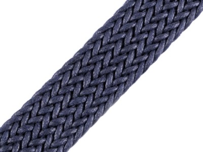 Gurtband geflochten für Taschengriffe | Breite 30 mm | dunkelblau