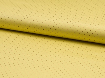 Baumwollstoff Popeline ROMANTICO | Dots | yellow