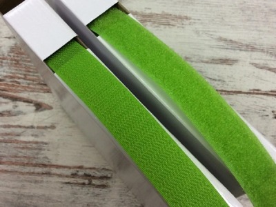 Klettband 20 mm hellgrün Haken- und Flauschband