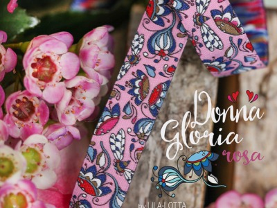 Webband Donna Gloria, rosa | Farbenmix