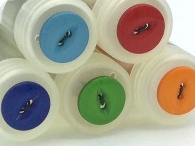 Polyesterknopf 15 mm 2-Loch | 5 Farben