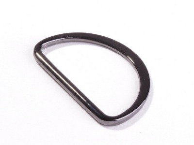 D-Ring 40 mm Metall Gunmetal | 2 Stück