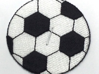 Applikation Fußball 55 mm | zum Aufbügeln