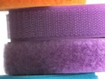 2 m Klettband Haken- und Flauschband 20 mm breit - violett 1,75 EUR/m