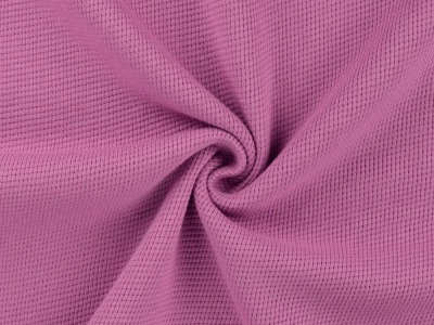 Waffelstrickjersey Waffeljersey Waffelstrick | 100 % Baumwolle | violett | ab 0,5 m