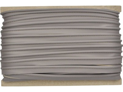 Kunstlederpaspel | 10 mm breit | grau