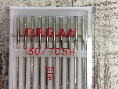 Organ Nähmaschinen-Nadeln Universal 100 10er Pack.