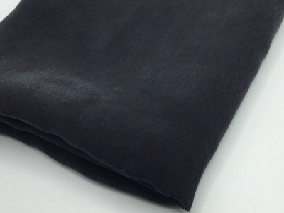 90 cm REST Cupro Webware | Kupferseide | Blusen- &amp; Kleiderstoff | schwarz