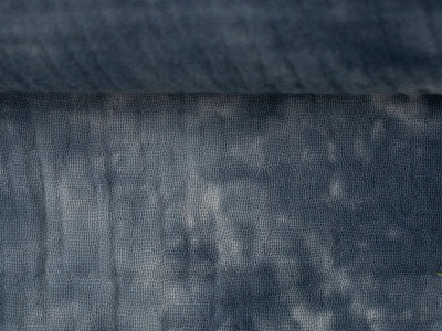 83 cm REST Musselin Batik | Double Gauze | JAKOB | navy | Ökotex