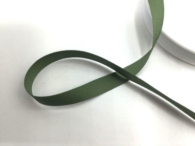 Köperband Nahtband Baumwolle | 10 mm | olivgrün