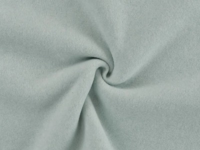 BIO Baumwoll Fleece | 100 % Baumwolle | Ökotex | mint melange | ab 50 cm