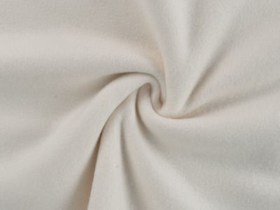 BIO Baumwoll Fleece | 100 % Baumwolle | Ökotex | offwhite | ab 50 cm