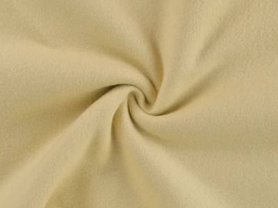 BIO Baumwoll Fleece | 100 % Baumwolle | Ökotex | dusty yellow | ab 50 cm