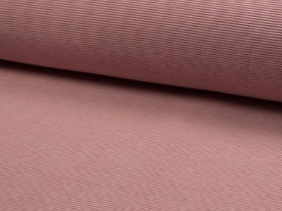 75 cm REST Ottoman Rib Jersey | Rippenjersey | Ökotex | dusty rose