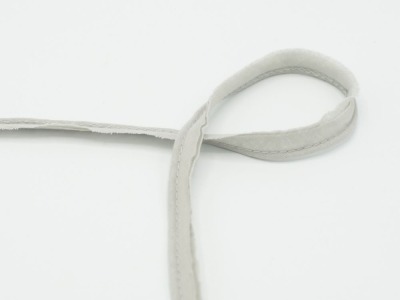 Paspelband | Baumwolle | 15 mm breit | silbergrau