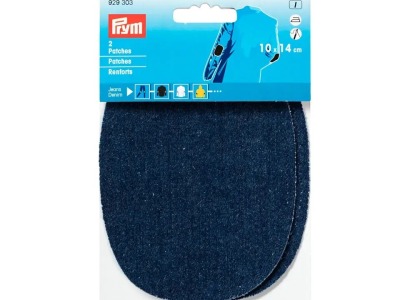 Patches Jeans, aufbügelbar, 10 x 14 cm, dunkelblau | Prym 929303