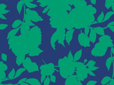 Viskose Webware | CHALLY | Big Flowers | emerald