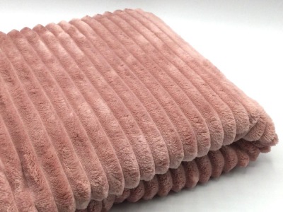 Plüsch | Plüschstoff | für Decken, Bademäntel uvm. | dusty pink