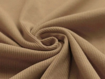 Ribstrick Jersey | Rippenjersey | Rip Jersey | schmale Rippen | softe Farben | Ökotex | cacao