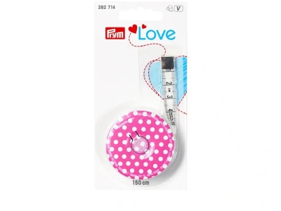 Rollmaßband Prym Love 150 cm pink | Prym 282714