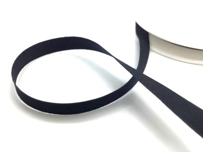 Köperband Nahtband Baumwolle | 10 mm | schwarz