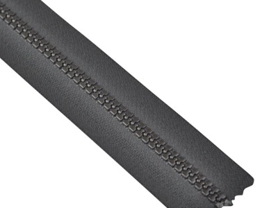 Endlos-Profilreißverschluss aus Kunststoff | schwarz | 1 m incl. 2 Schieber