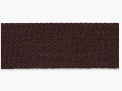 Gurtband 40 mm Baumwolle | dunkelbraun