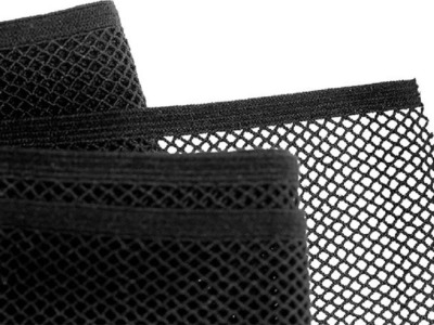 Taschennetz Netzstoff schwarz 140 mm breit