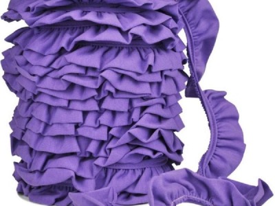 Volantband Jersey | violett