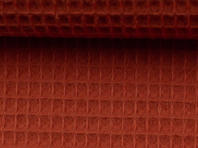 35 cm REST Waffel-Pique NELSON terracotta | Ökotex