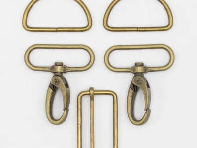 Taschen-Zubehör-Set | 40 mm | Metallic gold