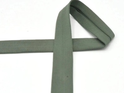 Schrägband Jersey | 20 mm | uni | army