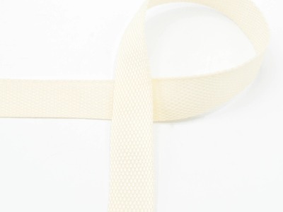 Taschengurtband Polyester 25 mm | offwhite