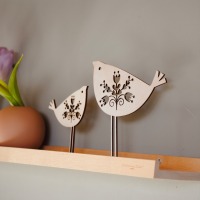 Vogel Carla im Folk Art Scandi Look 2 Set 3