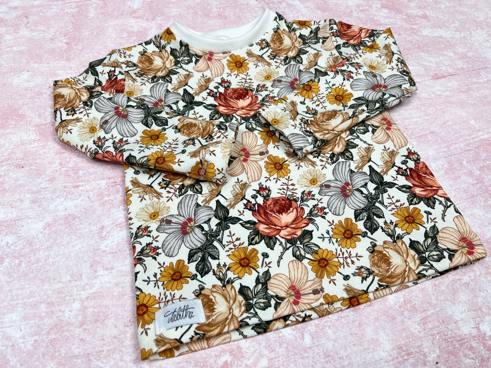 Shirt für Kinder - große Blumen 4