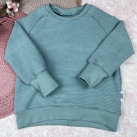 Oversized Sweater für Kinder - Mintgrün