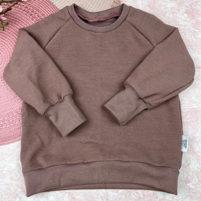 Oversized Sweater für Kinder - Altmauve
