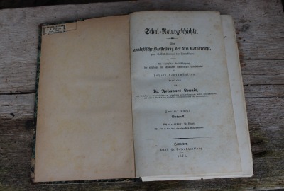 antikes Schulbuch Leunis Schul - Naturgeschichte II Hahnsche Hofbuchhandlung 1875