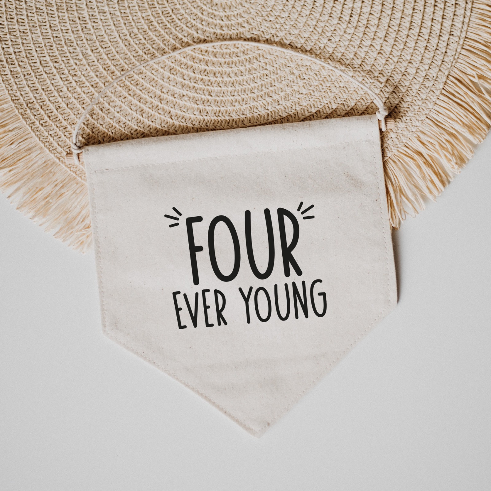 Wimpel Four ever young
